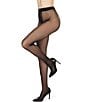 Memoi Crystal Sheer To Waist Pantyhose, Color:Black - Image 3