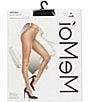 Memoi Crystal Sheer To Waist Pantyhose, Color:Black - Image 4