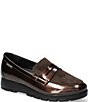 Mephisto Carima Crinkle Patent Leather Penny Loafers - Image 1