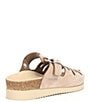 Color:Beige - Image 2 - Hedina Perforated Mule Sandals