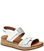 Color:White - Image 1 - Jade Platform Wedge Sandals