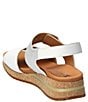 Color:White - Image 3 - Jade Platform Wedge Sandals