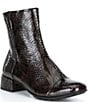 Mephisto Jiliane Snake Embossed Water Resistant Leather Booties - Image 1