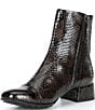 Mephisto Jiliane Snake Embossed Water Resistant Leather Booties - Image 4
