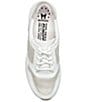 Color:White - Image 5 - Karin Leather Lace-Up Retro Sneakers