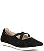 Color:Black - Image 1 - Karla Perforated Leather Sneaker Flats