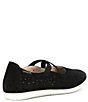 Color:Black - Image 2 - Karla Perforated Leather Sneaker Flats