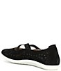 Color:Black - Image 3 - Karla Perforated Leather Sneaker Flats
