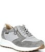 Mephisto Kim Suede Zipper Sneakers - Image 1