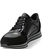 Mephisto Leenie Leather and Suede Lace Up Sneakers - Image 4
