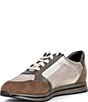 Mephisto Leenie Leather Suede Lace Up Sneakers - Image 4