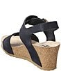 Mephisto Lissandra Leather Buckle Hardware Hook-and-Loop Banded Slingback Wedges - Image 3