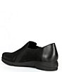 Color:Black - Image 3 - Romea Nubuck Leather Slip-Ons