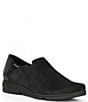 Color:Black - Image 1 - Romea Nubuck Leather Slip-Ons