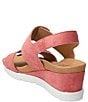 Color:Old Pink - Image 3 - Ysabel Banded Wedge Sandals