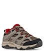 Color:Boulder/Red - Image 1 - Boys' Moab 3 Low Waterproof Sneakers (Toddler)