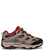 Color:Boulder/Red - Image 2 - Boys' Moab 3 Low Waterproof Sneakers (Toddler)