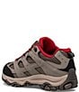 Color:Boulder/Red - Image 3 - Boys' Moab 3 Low Waterproof Sneakers (Youth)