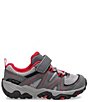 Color:Grey/Red/Black - Image 2 - Boys' Trail Quest Jr Mesh And Leather Sneakers (Infant)