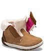 Color:Chestnut - Image 4 - Girls' Bare Steps Cocoa Jr. Leather Alternative Closure Boots (Toddler)