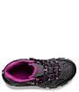 Color:Granite/Berry - Image 4 - Girls' Moab 3 Leather Hiking Boots (Youth)