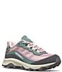 Color:Dusty Pink/Olive - Image 1 - Girls' Moab Speed Waterproof Sneakers (Toddler)