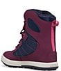 Color:Navy/Berry - Image 3 - Girls' Snow Bank 4 Leather Boots (Toddler)