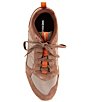 Color:Bracken - Image 5 - Men's Alpine Leather & Nylon Lace-Up Sneakers