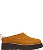 Merrell Women's Cozy Suede Faux Fur Lined Platform Clogs - Image 2