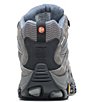 Color:Grey - Image 3 - Women's Moab 3 Mid Waterproof Suede Hikers