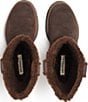 Merrell Women's Sugarloaf Pull On Waterproof Suede Faux Fur Lined Mid Calf Boots - Image 5