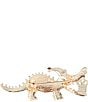 Merry & Bright Christmas Gator Pin, Color:Multi/Gold - Image 2