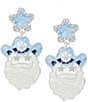 Merry & Bright Cowboy Santa Drop Earrings - Image 1