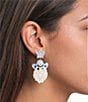 Merry & Bright Cowboy Santa Drop Earrings - Image 2