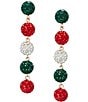 Merry & Bright Fireball Drop Earrings - Image 1