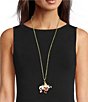 Merry & Bright Flying Mr. Bingle Pendant Long Strand Necklace - Image 2