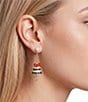 Merry & Bright Holiday Embellished Bell Drop Earrings - Image 2