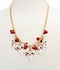 Merry & Bright Jingle Bell Mr. Bingle Multi Charm Drop Necklace - Image 1