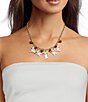 Merry & Bright Jingle Bell Mr. Bingle Multi Charm Drop Necklace - Image 2