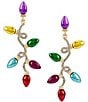 Merry & Bright Light Strand Beaded Drop Earrings - Image 1