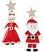 Merry & Bright Mr. & Mrs. Clause Holiday Drop Earrings - Image 1