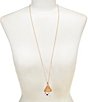 Merry & Bright Mr. Bingle Head Bell Pendant Long Strand Necklace - Image 1