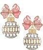 Merry & Bright Ornament Holiday Drop Earrings - Image 1