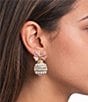 Merry & Bright Ornament Holiday Drop Earrings - Image 2