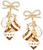 Merry & Bright Ornament Holiday Drop Earrings - Image 1