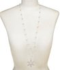 Merry & Bright Snowflake Long Pendant Necklace - Image 1