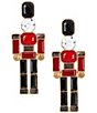 Merry & Bright Stone Nutcracker Drop Earrings - Image 1
