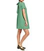Mestiza New York Cecily Convertible Floral Print Round Neck Short Sleeve A-Line Dress, Color:Green - Image 6