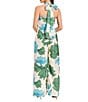 Mestiza New York Cosima Convertible Strapless Wide Leg Jumpsuit, Color:Blue/Green - Image 2