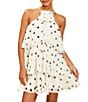 Mestiza New York Keepsake Chiffon Dot Ruffle Mini Dress - Image 2
